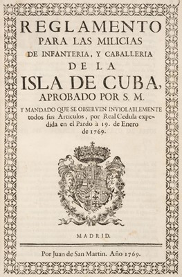 Lot 471 - Papeles Varios. A sammelband of 58 Royal Ordinances and Decrees, 1753-1779