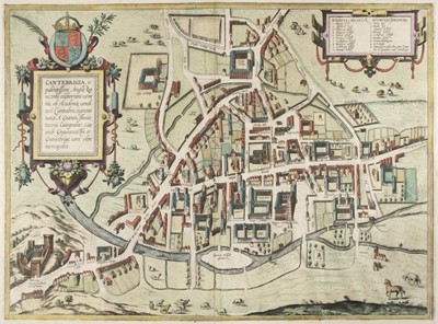 Lot 189 - Cambridge. Braun (Georg & Hogenberg Franz), Cantebrigia..., circa 1575