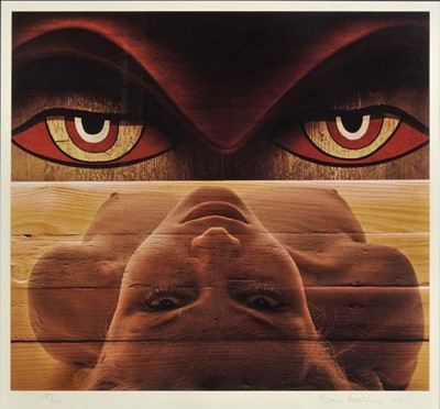 Lot 50 - Haskins, Sam, 1926-2009. Yeux, 1972, Bromoil gelatin silver print