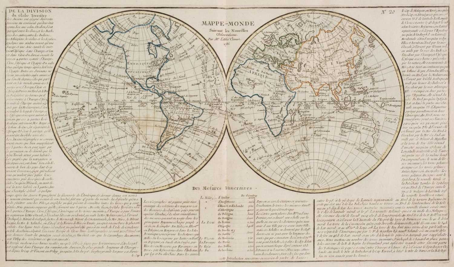 Lot 72 - Clouet (Jean-Baptiste-Louis). Geographie Moderne..., 1793