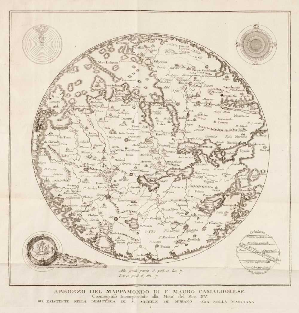 Lot 1 - Ancient World. Anonymous, Abbozzo del Mappamondo..., circa 1800