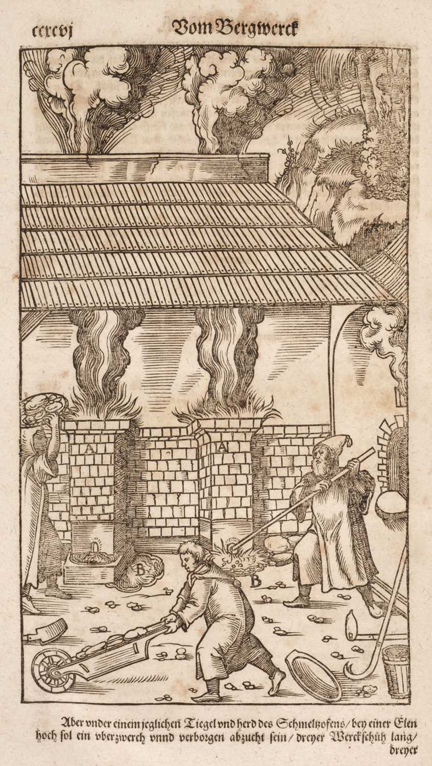 Lot 374 - Agricola (Georgius). [De re metallica, in German] Bergwerck Buch, Basel, 1621, & 2 others