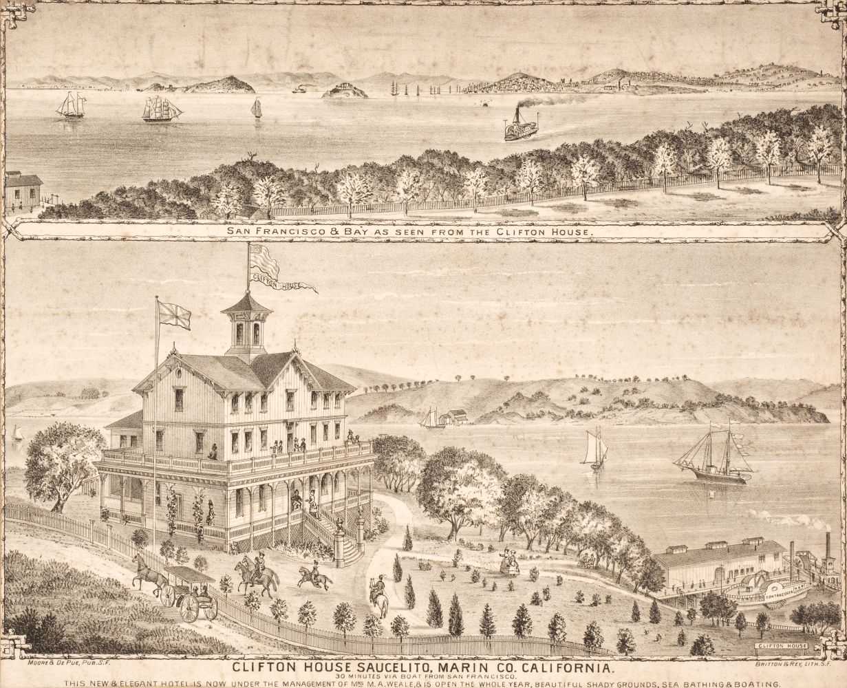 Lot 7 - Britton & Rey (lithographers). San Francisco Bay