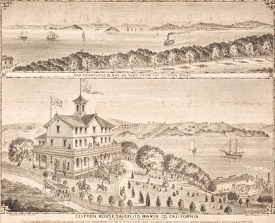 Lot 7 - Britton & Rey (lithographers). San Francisco Bay