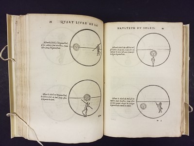 Lot 81 - Hakluyt (Richard). Principall Navigations, 1st edition, 1589, & Medina, L'art de naviguer, 1569