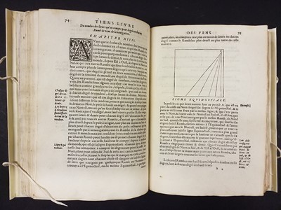 Lot 81 - Hakluyt (Richard). Principall Navigations, 1st edition, 1589, & Medina, L'art de naviguer, 1569