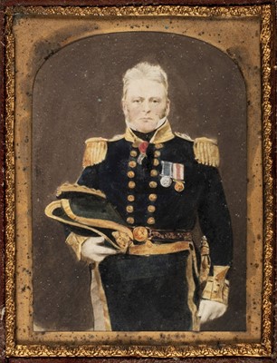 Lot 212 - Cartes de visite. An albumen print carte de visite of Lieut. Alexander Roberts Dunn VC