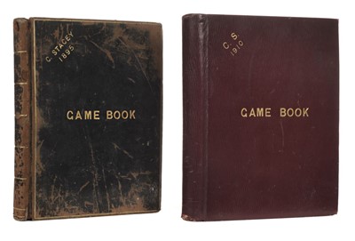 Lot 159 - Shooting. Two game books kept by Cyril Stacey of Southam De La Bere & Temple Guiting, 1895-1930
