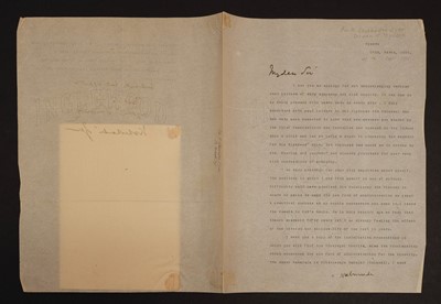 Lot 84 - India. Collection of letters to L. B. Bowring, commissioner of Mysore, 1867-1906