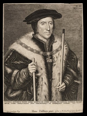 Lot 404 - Vorsterman (Lucas, The Elder, 1595-1675). Thomas Howard, after Hans Holbein, c. 1655