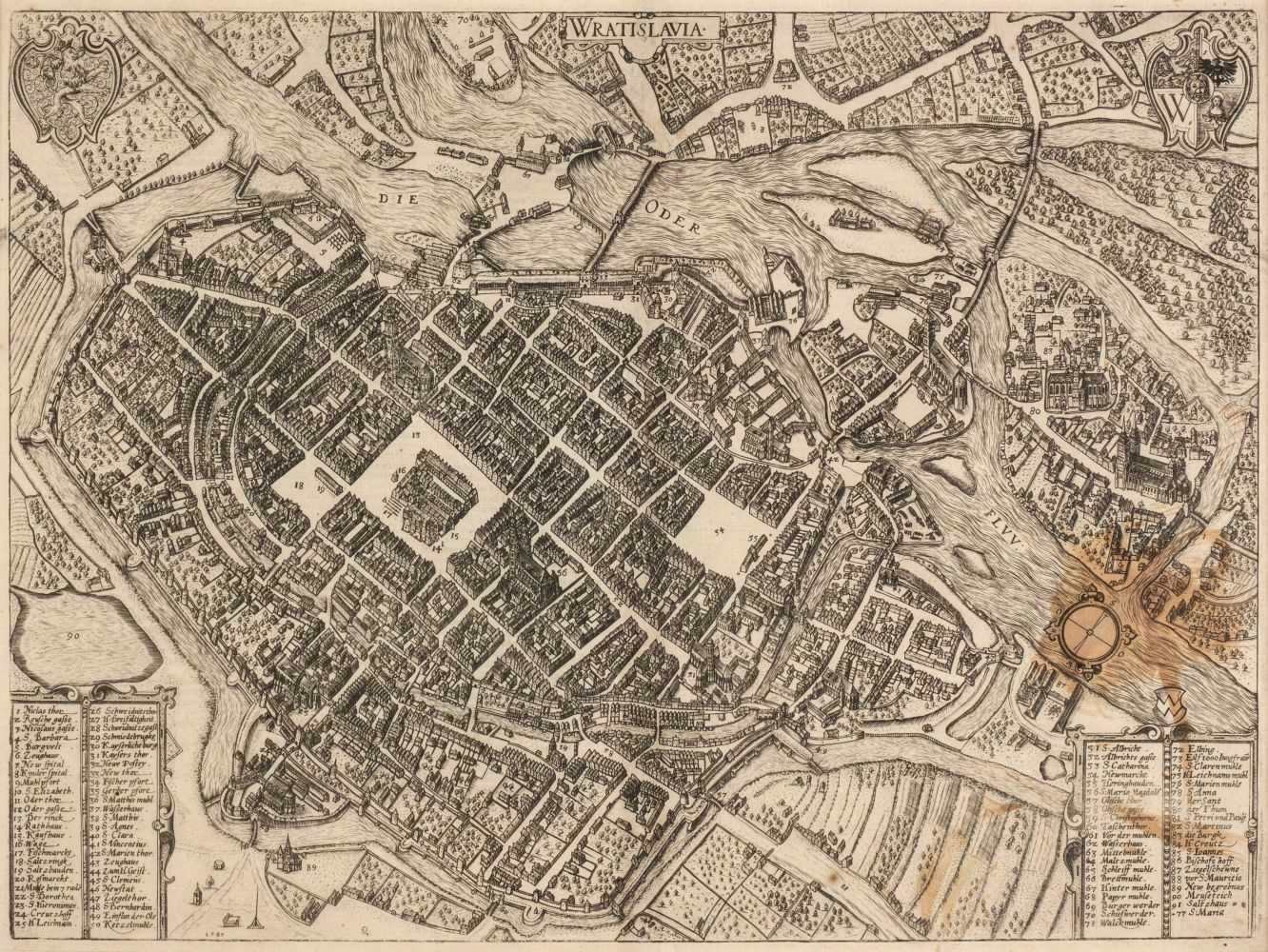 Lot 6 - Breslau. Braun (G & Hogenberg F.), Wratislavia, cologne, 1587