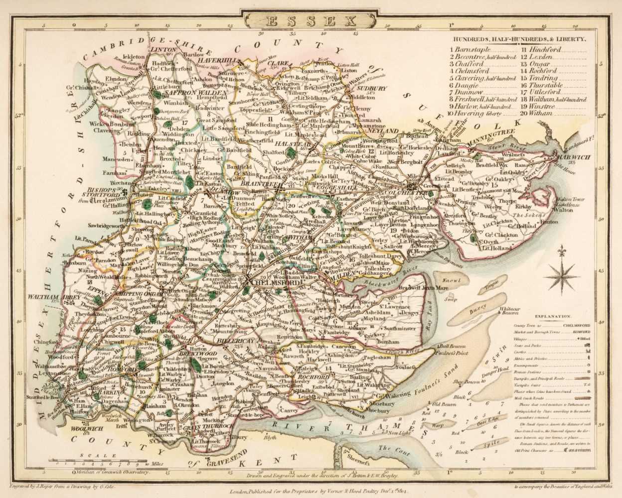 Lot 12 - Cole (G. & Roper J.). The British Atlas..., 1810