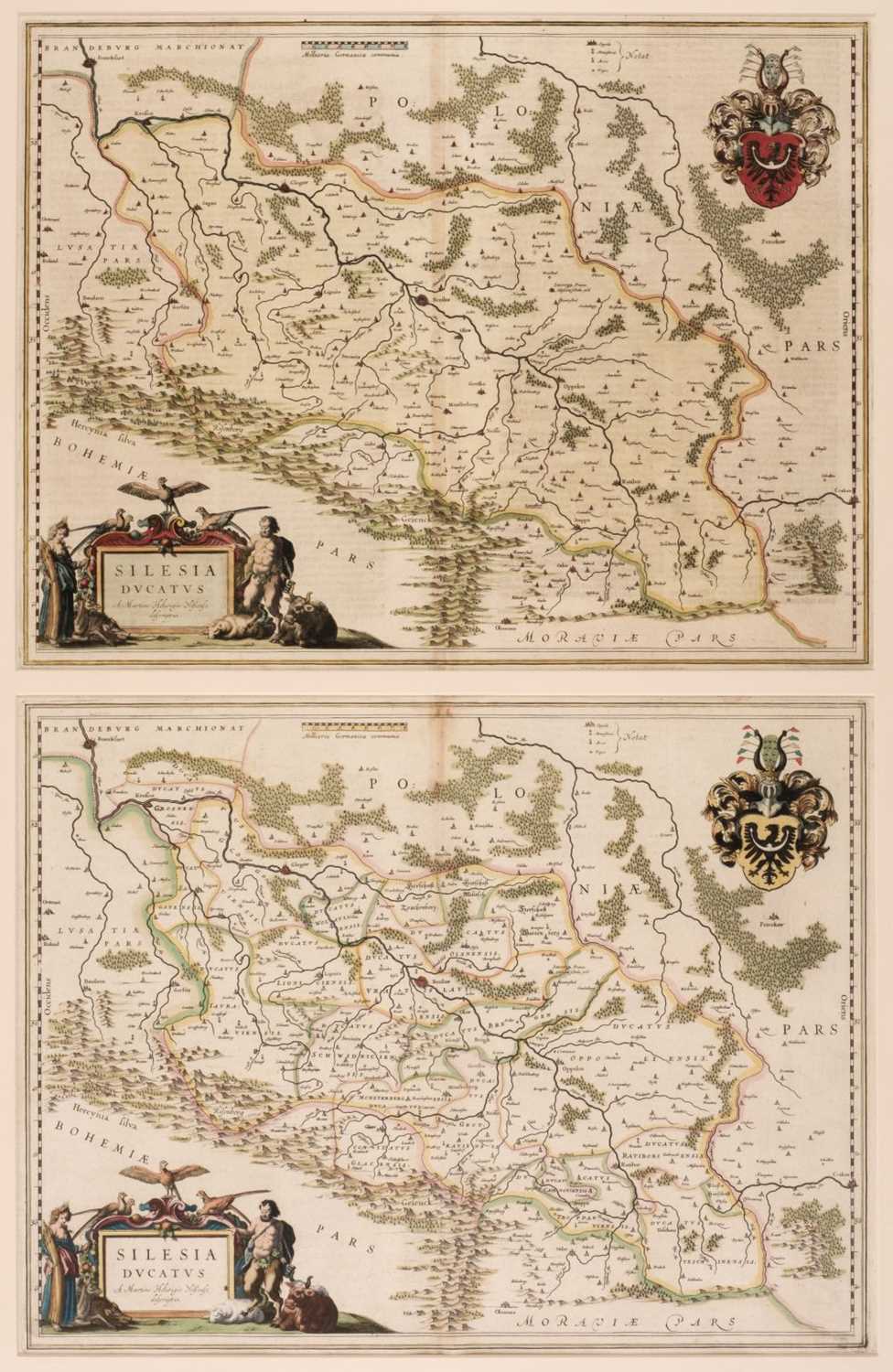 Lot 50 - Silesia. Blaeu (Willem Janszoon), Silesia Ducatus, Amsterdam, circa 1640