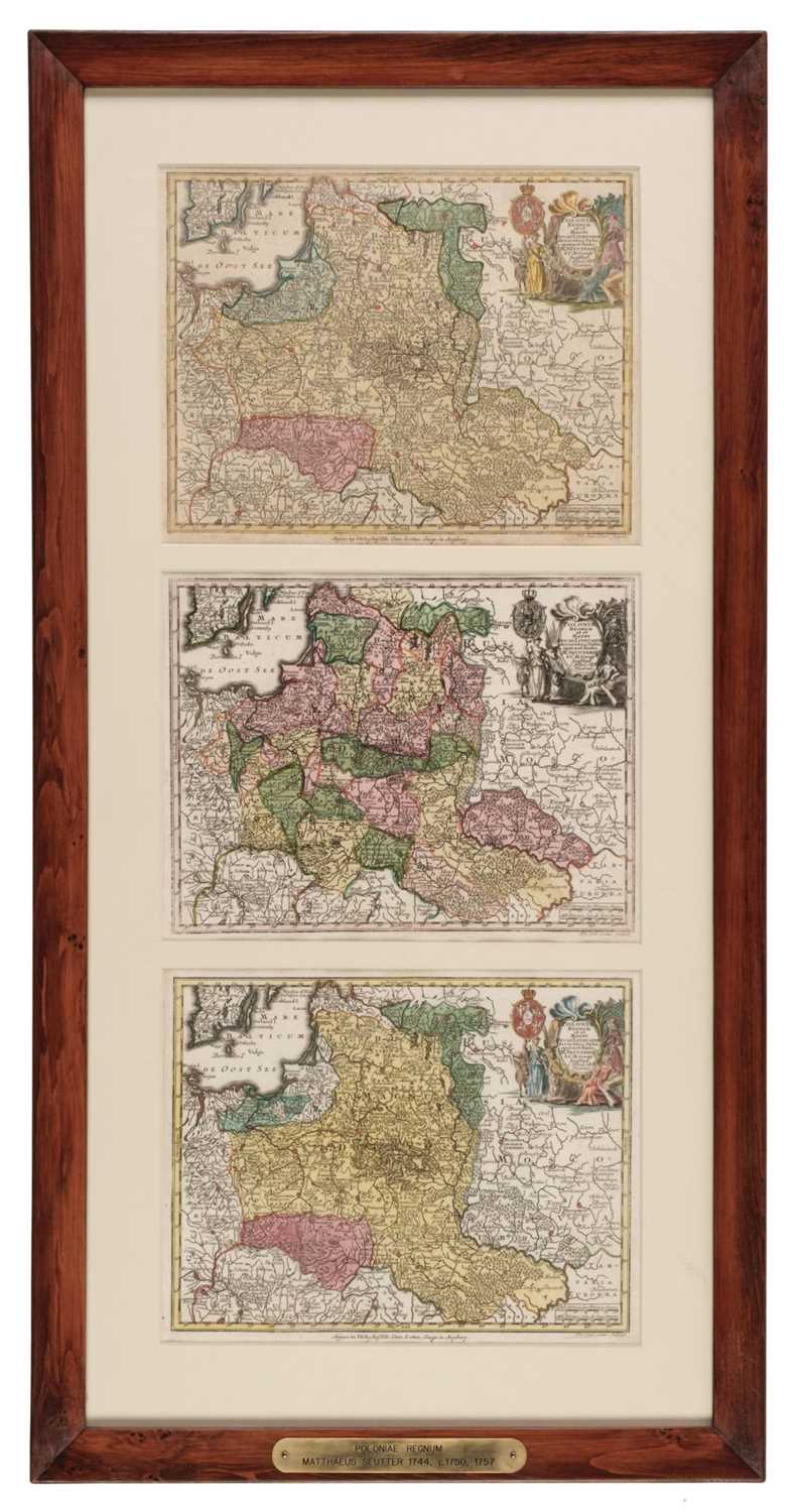 Lot 41 - Poland. Seutter (G.), Poloniae Regnum ut et Magni Ducat Lithuaniae.., circa 1750