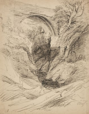 Lot 454 - British School. Devil's Bridge, North Wales, circa 1800-1810