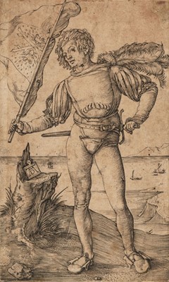 Lot 383 - Durer (Albrecht, 1471-1528). The Standard Bearer, 1502