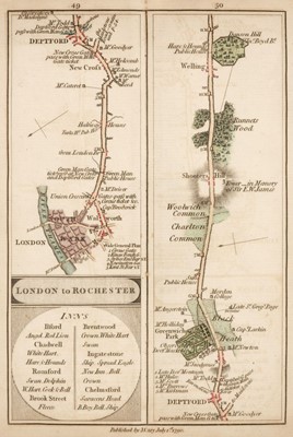 Lot 127 - Cary (John). Cary's Survey of the High Roads, 1st edition, 1790