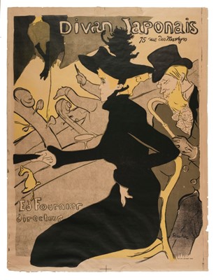 Lot 569 - Toulouse-Lautrec (Henri de, 1864-1901). Divan Japonais, 1893