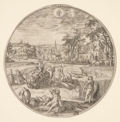 Lot 377 - Collaert (Adriaen, circa 1560-1618). Augustus, 1578-82
