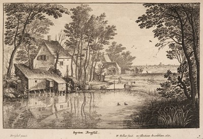 Lot 388 - Hollar (Wenceslaus, 1607-1677). The Angler, 1650