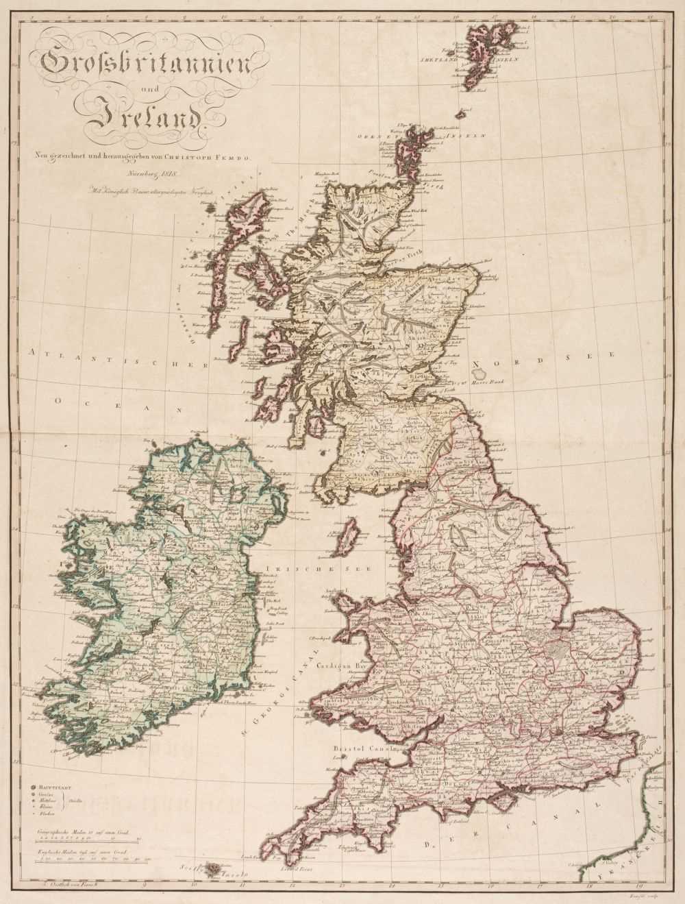 Lot 9 - British Isles. A mixed collection of 12 maps, mostly 18th & 19th century