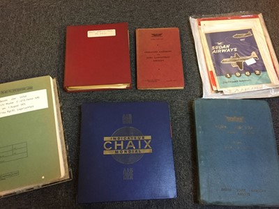 Lot 27 - Avro Lancastrian. Operators's Handbook and other aviation literature