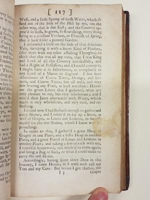 Lot 347 - Defoe (Daniel). The Life and Strange Surprizing Adventures of Robinson Crusoe, 3rd edition, 1719