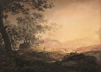 Lot 484 - Payne (William, 1755/60-circa 1830). On the River Yealm, Devon, circa 1790