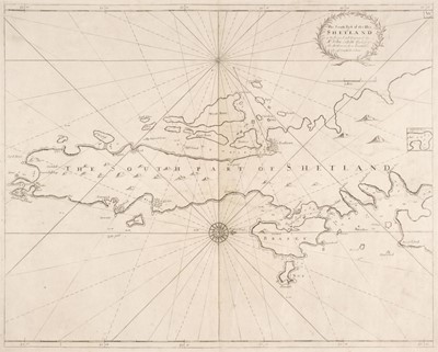 Lot 13 - Collins (Capt. Greenville). The South part of the Isles of Shetland, circa 1720