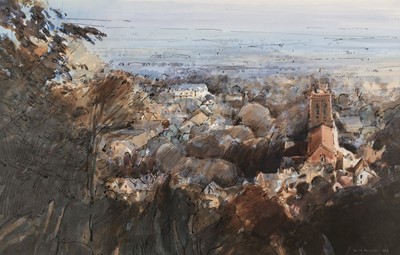 Lot 629 - Prentice (David, 1936-2014). Malvern Priory from St. Ann's Well, 1999