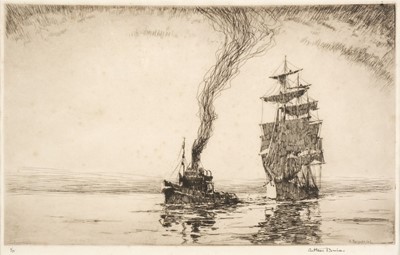 Lot 529 - Briscoe (Arthur John Trevor, 1873-1943). Casting Off, 1927