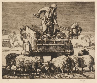Lot 562 - Tunnicliffe (Charles Frederick, 1901-1979). Hard Winter