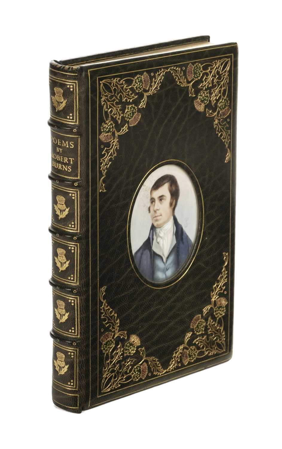 Lot 403 - Cosway-style binding. Poems, chiefly in the Scottish Dialect, by Robert Burns, 1927