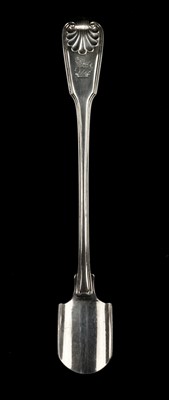 Lot 129 - Paul Storr. A George III silver cheese scoop by Paul Storr, London 1817