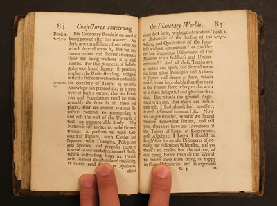 Lot 380 - Huygens (Christian). The Celestial Worlds Discover'd, 1st edition in English, 1698