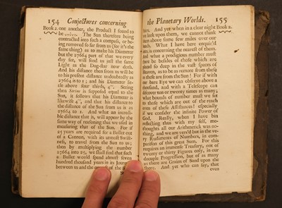 Lot 380 - Huygens (Christian). The Celestial Worlds Discover'd, 1st edition in English, 1698
