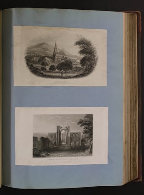 Lot 288 - Scrap Albums. Three Victorian scrap albums
