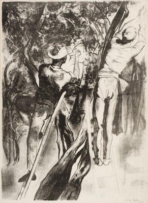 Lot 535 - Copley (John, 1875-1950). Monte Pisano: Olive Gatherers