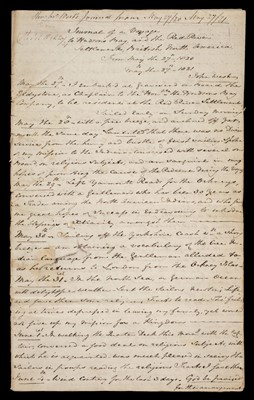 Lot 66 - Canada.Journal of a Voyage to Hudson’s Bay, and the Red River Settlement, [Manitoba, Canada]