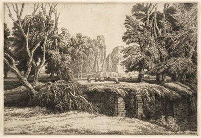 Lot 536 - Griggs (Frederick Landseer, 1876-1938). Launds, 1929, etching on laid paper