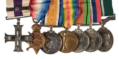 Lot 308 - A group of seven to Lieutenant-Colonel R.E. Wilson MC & Bar, Yorkshire & Lancashire Regiment