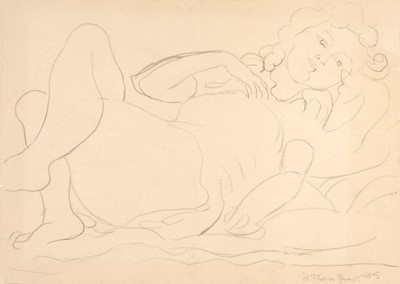 Lot 621 - Smith (Matthew, 1879-1959). Reclining Woman