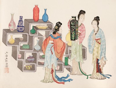 Lot 593 - Album of Drawings and Watercolours, circa 1905-1921