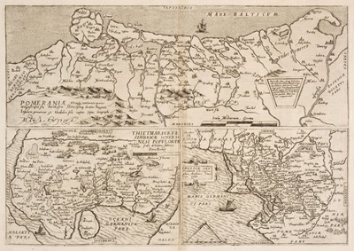 Lot 435 - Pomerania. De Jode (Cornelis), Pomeraniae utriusq Continentis..., 1578