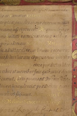 Lot 188 - Krakow Deed. A diploma giving citizenship of the city of Krakow in Poland