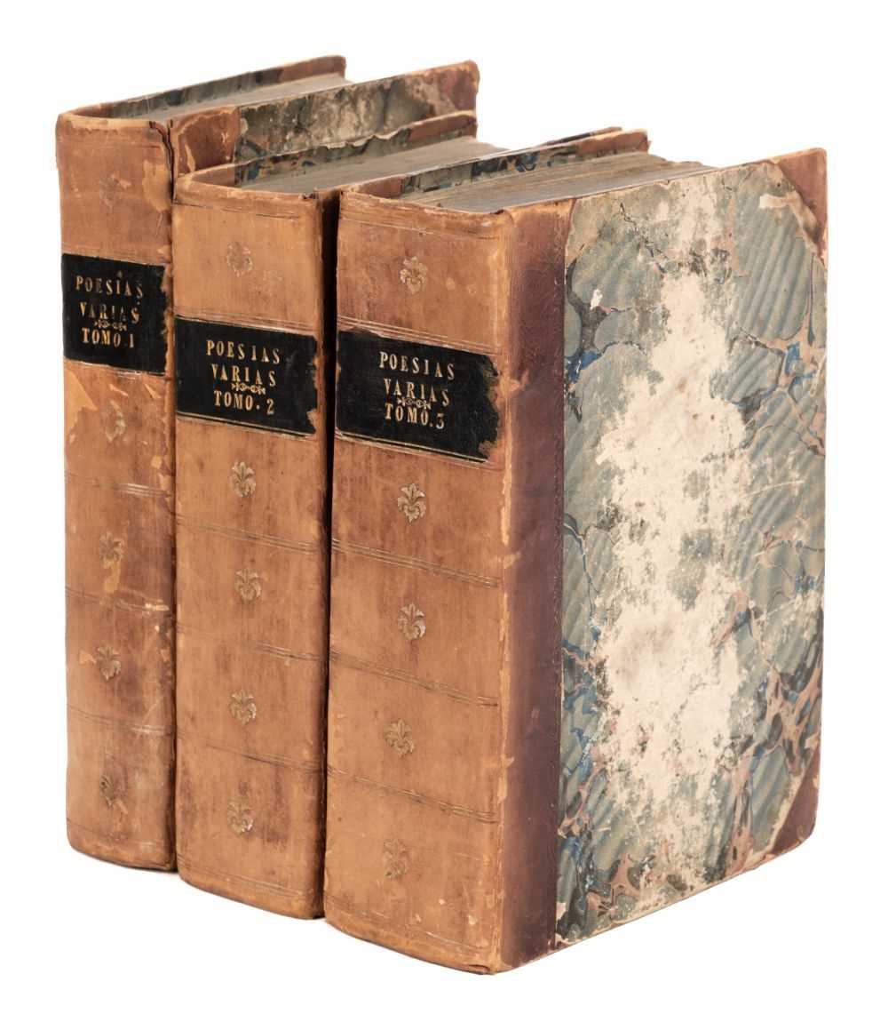 Lot 253 - Spanish Poetry. 3 volumes, 1634-1806