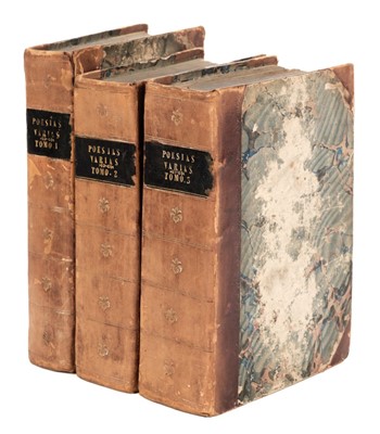 Lot 253 - Spanish Poetry. 3 volumes, 1634-1806