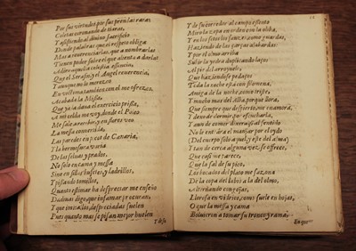 Lot 253 - Spanish Poetry. 3 volumes, 1634-1806