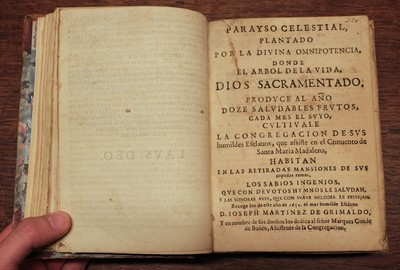 Lot 253 - Spanish Poetry. 3 volumes, 1634-1806