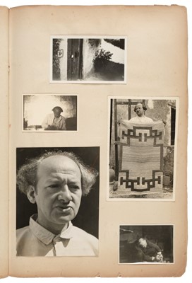 Lot 55 - Italy. A photograph album centred on an artistic community in Positano, c. 1930s